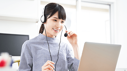 カウンセリング中の画像